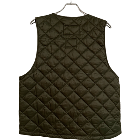 新品　BABOUR QUILTED VEST KAHKI