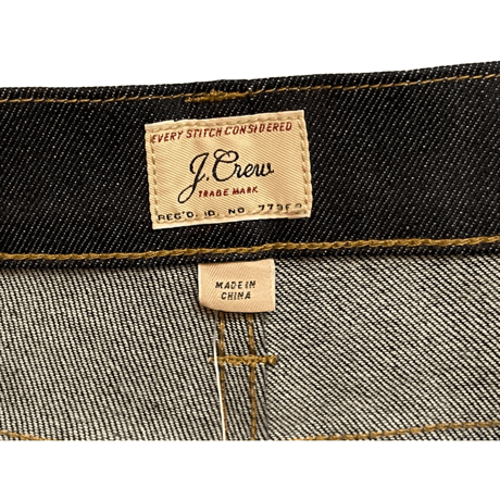 新品　J CREW RIGID 5POCKET JEANS” SLIM STRAIGHT ”