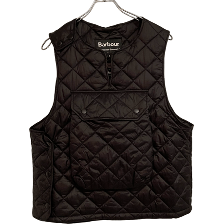新品　BABOUR QUILTED VEST BLACK