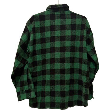 USED　VINTAGE 1960s YORKE BLOCK CHECK WOOL SHIRTS