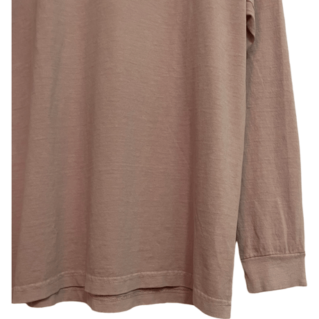 新品 LINUS GOLD ”TSP”  L/S TUBLAR TSHIRTS”BLUSH” MADE IN USA