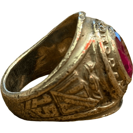 VINTAGE 1968 SCHOOL RING 925 SILVER