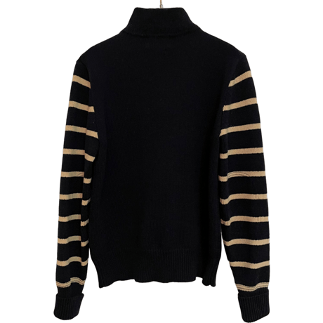 USED RRL HALF ZIP SWEATER