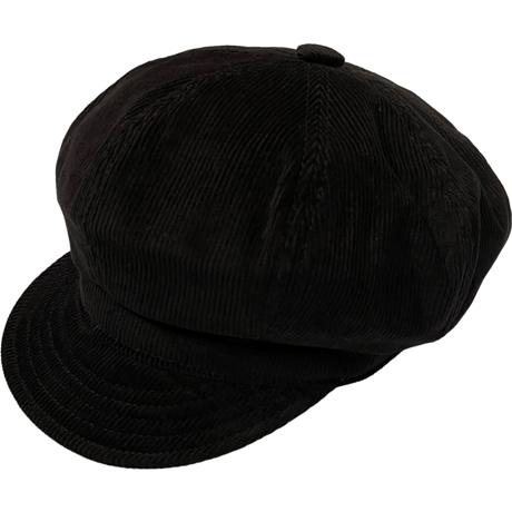 新品　NEW YORK HAT BLACK CORDUROY SPITFIRE CASQUETTE MADE IN USA