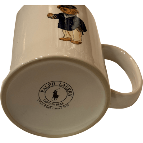 DEAD STOCK Polo Ralph Lauren MUG CAP　1998  "CAPTAIN　BEAR  MUG”