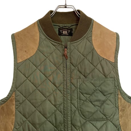 USED RRL QUILTING VEST