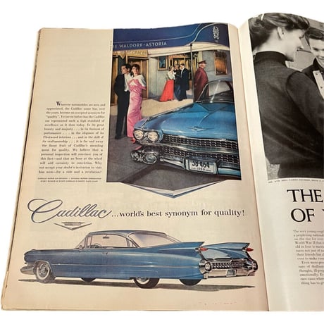 VINTAGE BOOK (USED)  LIFE MAGAZINE 1959 APRIL