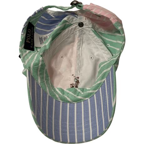 新品　POLO RALPH LAUREN  MULTI STRIPE CAP