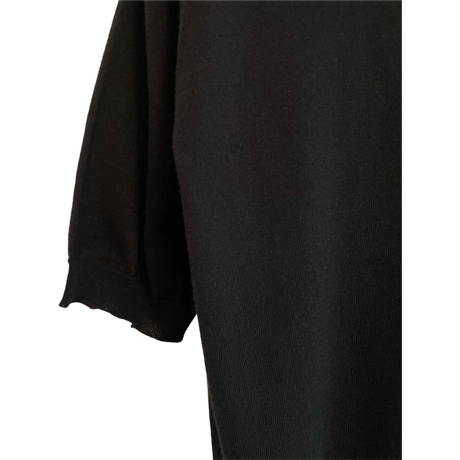 新品　JOHN SMEDLEY S/S KNIT  POLO SHIRTS  BLACK   "MADE IN ENGLAND"
