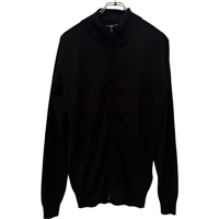 新品　JOHN SMEDLEY DRIVERS KNIT JACKET BLACK MADE IN ENGLAND