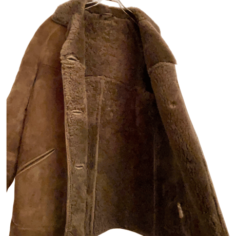 USED VINTAGE SHEARLING COAT ”MADE IN ENGLAND”