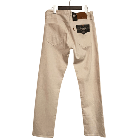 新品　US LEVI'S PREMIUM 501 WHITE JEANS  93