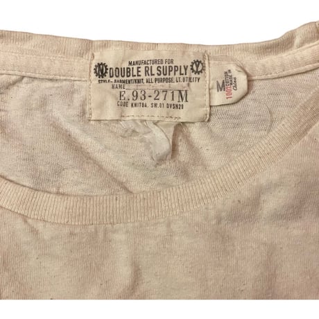 USED RRL OATMEAL  TSHIRTS