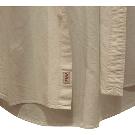 USED DOUBLE SELVEDGE OXFORD WHITE SHIRTS