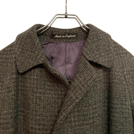 USED VINTAGE BALCOLLAR TWEED COAT ”100%PURE WOOL” MADE IN ENGLAND