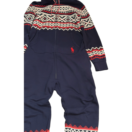 USED POLO RALPH LAUREN SWEAT HOODIE JUMP SUIT