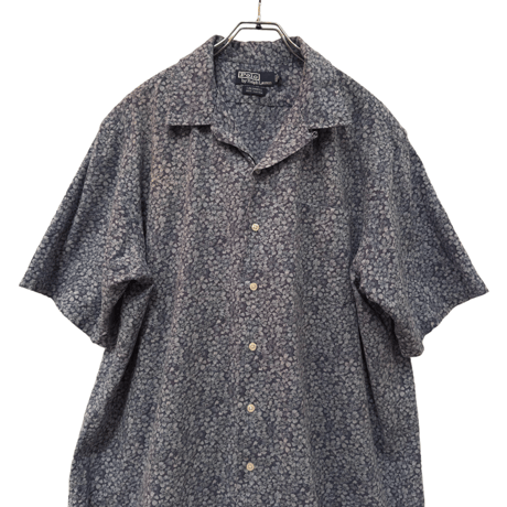 USED VINTAGE   POLO RALPH LAUREN S/S OPEN COLLAR SHIRTS