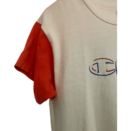 USED 80s CHAMPION TSHIRTS TRICOLOR 100%COTTON