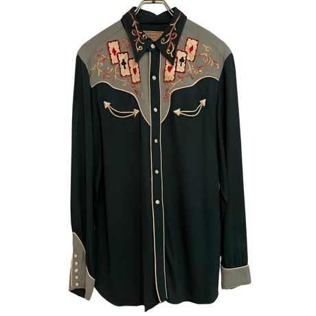 VINTAGE H BAR C TRUMP EMBROIDRED EXCLUSIVE WESTERN SHIRTS