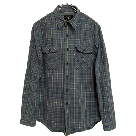 USED   DOUBLE RL FLANNEL  SHIRTS