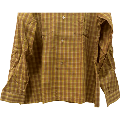 DEADSTOCK 1960s VAN HEUSEN   L/S OPEN COLLAR  SHIRTS MADE IN USA