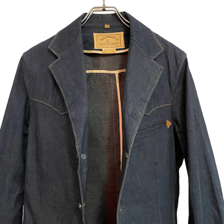 USED VINTAGE 1980s POLO WESTERN DENIM JACKET