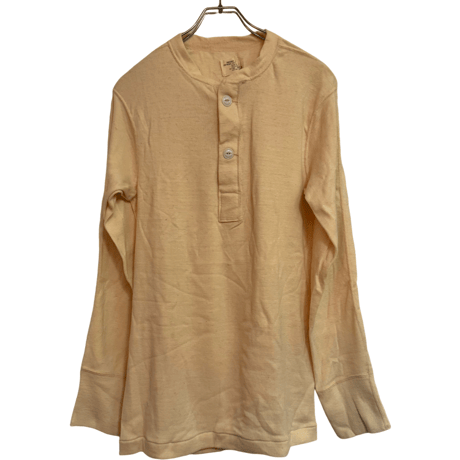 DEAD STOCK 1970s US ARMY HENLEYNECK KNIT UNDER SHIRTS
