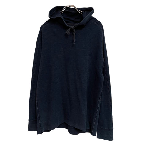 USED DOUBLE RL THERMAL HOODIE "INDIGO DYE"