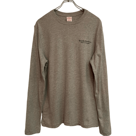 新品　 BROOKS BROTHERS L/S TSHIRTS  ”GOLDEN FLEECE”BACK PRINT CLASSIC FIT