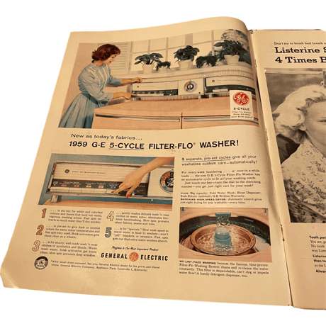 VINTAGE BOOK (USED)  LIFE MAGAZINE 1959 APRIL