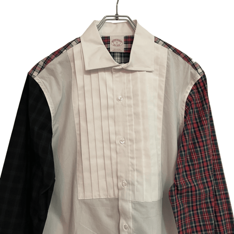新品　 BROOKS BROTHERS DRESS SHIRTS CRAZY CHECK