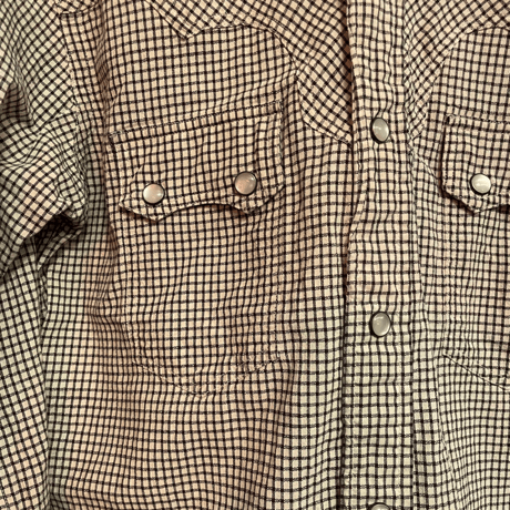 USED   DOUBLE RL SAW TOOTH POCKET WESTERN SHIRTS