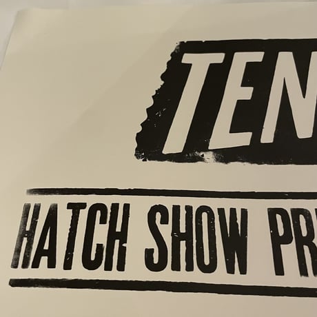 新品　 HATCH SHOW PRINT POSTER ”TENNESSEE NOW”  MADE IN USA