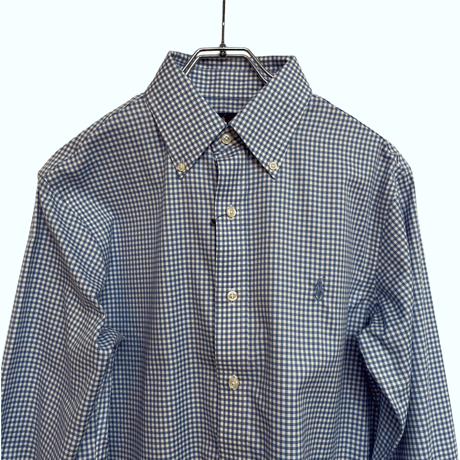 新品 POLO RALPH LAUREN BUTTON DOWN GINGHAM SHIRTS”CUSTOM FIT”