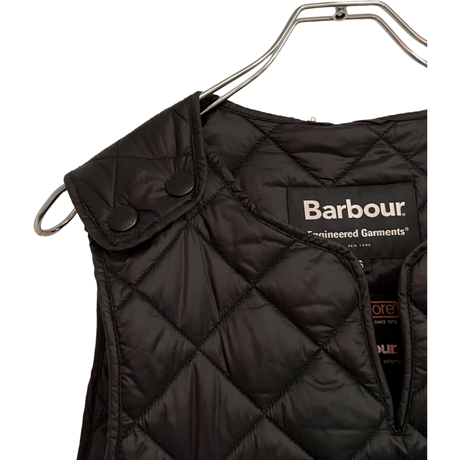 新品　BABOUR QUILTED VEST BLACK