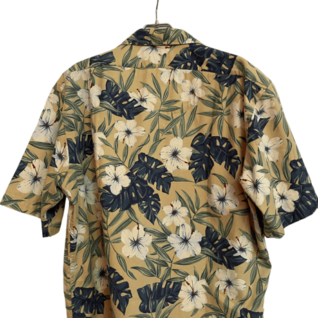 USED VINTAGE   POLO RALPH LAUREN S/S OPEN COLLAR SHIRTS "CLAYTON"