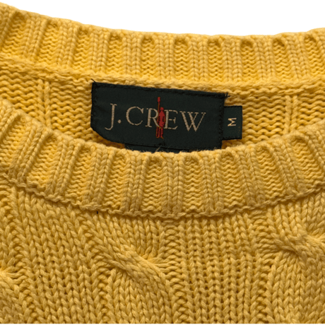 USED 90s JCREW FISHERMAN SWEATER