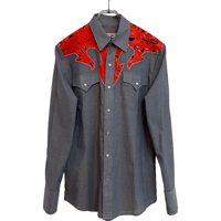 新品　H BAR C CHAMBRAY WESTERN SHIRTS