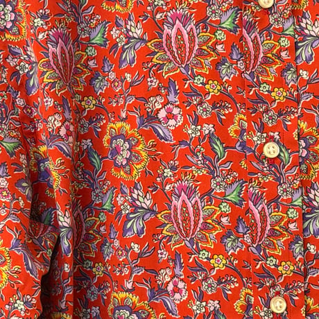 USED RALPH LAUREN PURPLE LABEL FLORAL SHIRTS MADE IN ITALY