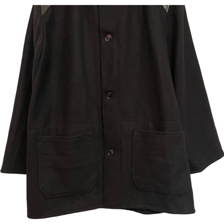 USED OFFICERS WOOL COAT  MADE IN ENGLAND