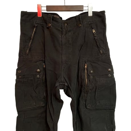 USED DOUBLE RL BLACK CARGO HEAVY WEIGHT COTTON