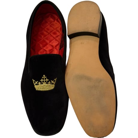 NEW BROOKS BROTHERS(PEAL&co) VELVET SLIPPER”MADE IN ENGLAND"