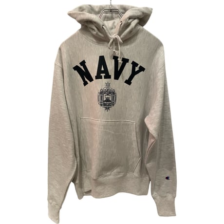 新品　CHAMPION REVERSWEAVE HOODIE US NAVY