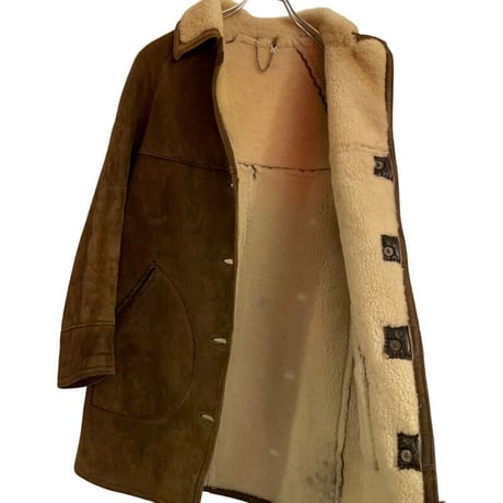 USED VINTAGE SHEARLING COAT ”MADE IN ENGLAND”