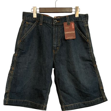 新品　US LEVI'S 00s DEAD STOCK DENIM CARPENTER SHORTS