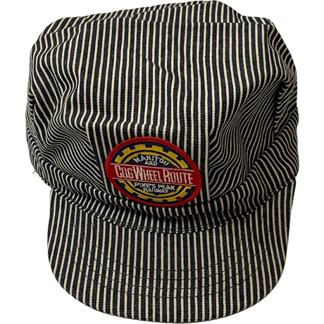 DEAD STOCK MADE IN USA HICKORY RAILROAD MAN WORK CAP SIZE 7 3/4