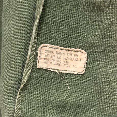 VINTAGE 70s  US ARMY OG107 SHIRTS