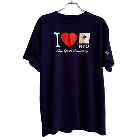 新品　CHAMPION S/S TSHIRTS  NYU(New York UNIVERSITY)