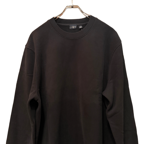 新品　J CREW CREWNECK SWEAT MATT BLACK