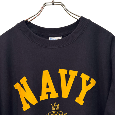 新品　CHAMPION REVERSWEAVE US NAVY NAVY×YELLOW